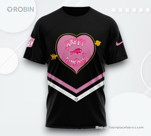 Buffalo Bills Happy Valentine Game Day 2025 T Shirt