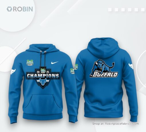 Buffalo Bulls 2025 Bahamas Bowl Champions Hoodie