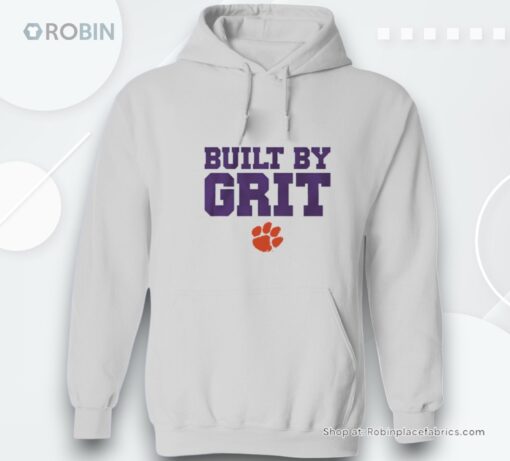 Built By Grit Clemson Tigers Basketball Shirt