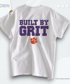 Built By Grit Clemson Tigers Basketball Shirt