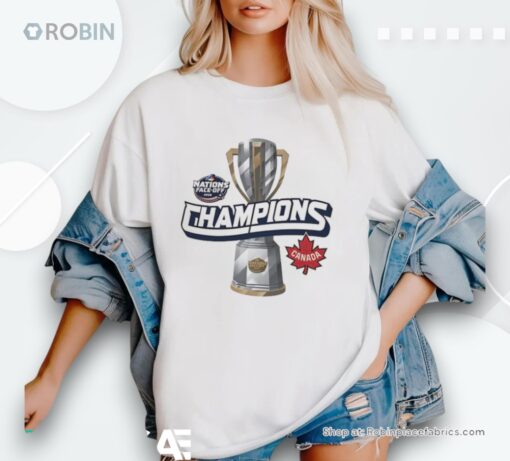 Canada 2025 4 Nations Face Off Champions Trophy Shirt