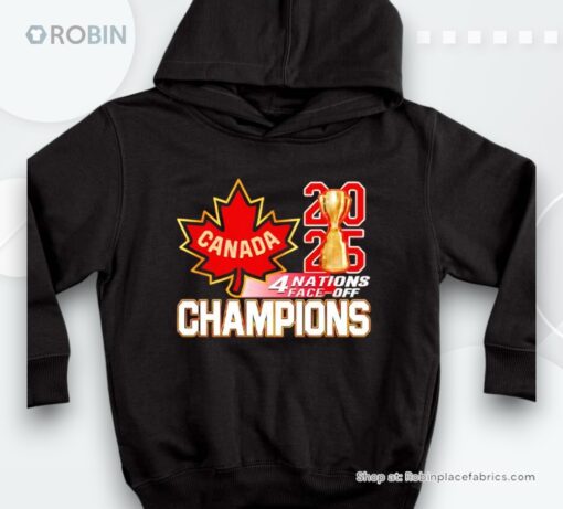 Canadian Hockey 2025 4 Nations Face Off Champions Shirt