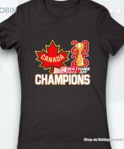 Canadian Hockey 2025 4 Nations Face Off Champions Shirt