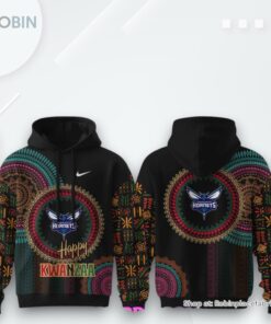 Charlotte Hornets Happy Kwanzaa 2025 Hoodie