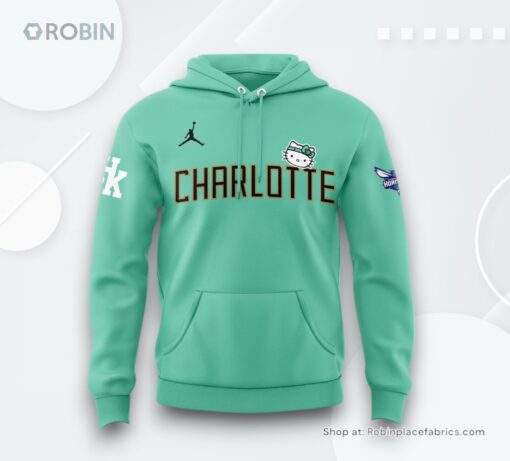 Charlotte Hornets x Hello Kitty Night Special Hoodie