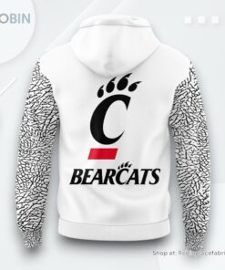 Cincinnati Bearcats Black Cat Alternate Uniform White Hoodie