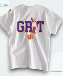 Clemson Tigers Basketball Grit Mascoshirt