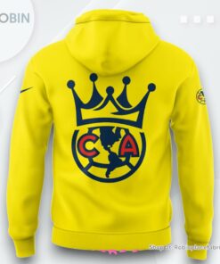 Club América Back to Back Champions Yellow Nike Hoodie