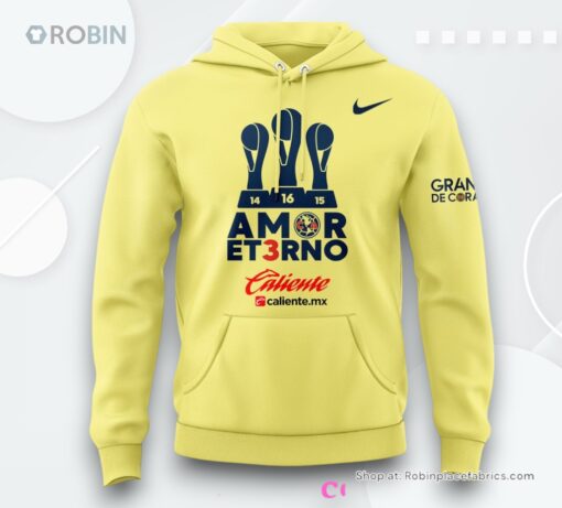Club América Tri Campeones 14 16 18 Limited Edition Hoodie