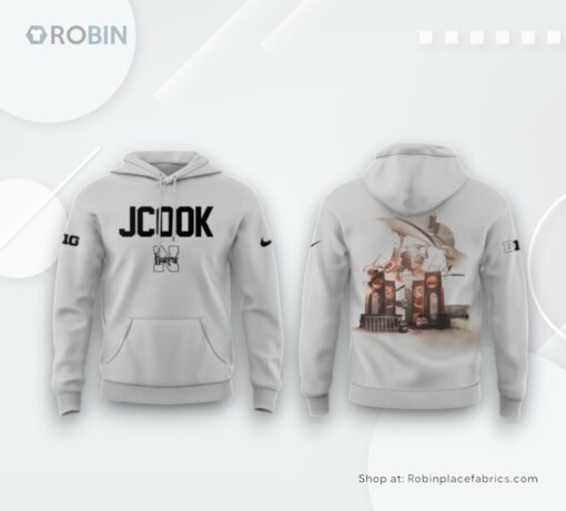 Coach John Cook Nebraska Volleyball 2025 Grey Hoodie