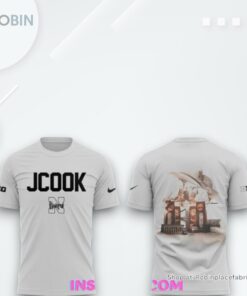 Coach John Cook Nebraska Volleyball 2025 Grey T Shirt Coach John Cook Nebraska Volleyball 2025 Grey T Shirt