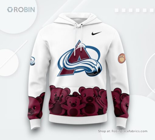 Colorado Avalanche Teddy Bear Toss Special Hoodie