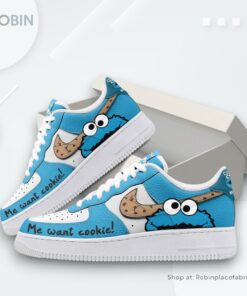 Cookie Monster Limited Edition Nike Air Force 1 Sneaker