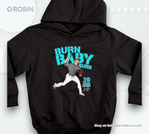 Corbin Burnes Burn Baby Burn Arizona Diamondbacks Shirt