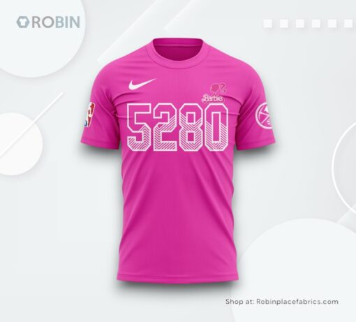 Denver Nuggets Barbie Night Game 2025 T Shirt