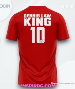 Denis Law The King Manchester United Special T Shirt