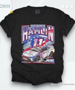 Denny Hamlin Joe Gibbs Racing Team Collection National Debt Relief Car Shirt Denny Hamlin Joe Gibbs Racing Team Collection National Debt Relief Car Shirt
