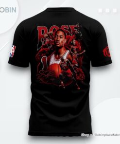Derrick Rose 1.4.25 Chicago Bulls T Shirt