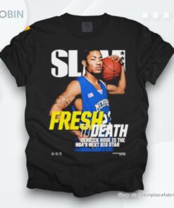 Derrick Rose Fresh To Death 2008 Slam Cover Ahead Of Derrick Rose Is The Nba’s Next Big Star Night In Chicago Shirts