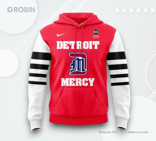 Detroit Titans Mercy Men’s Basketball Our City Uniform Hoodie