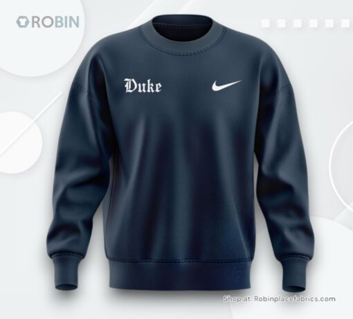 Duke Men’s Basketball Coach Chris Special Navy Sweatshirt, Sweater