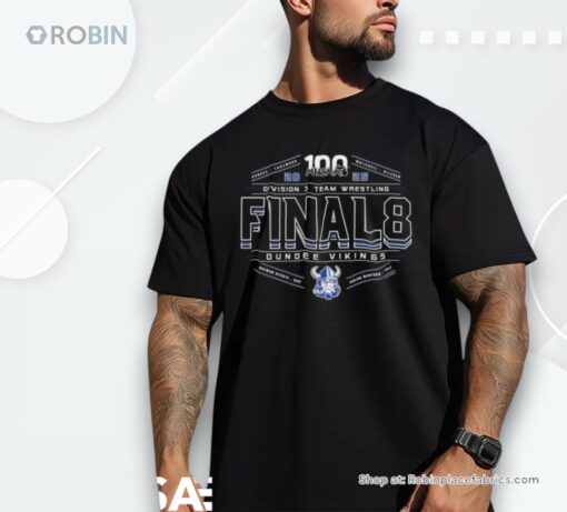 Dundee Vikings 2025 Mhsaa Division 3 Team Wrestling Final 8 Shirt