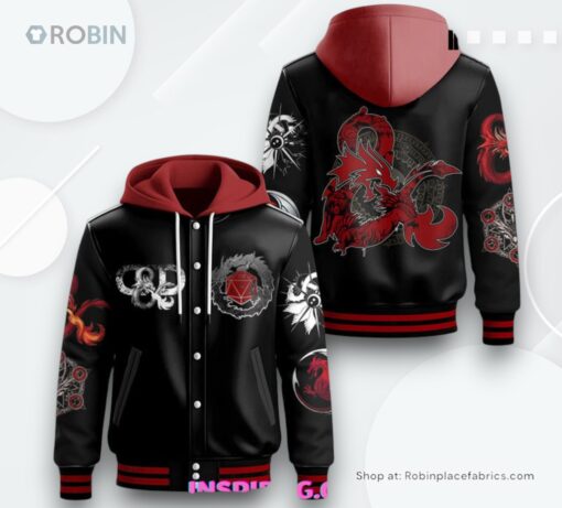 Dungeon & Dragons Special Edition Hooded Varsity Jacket