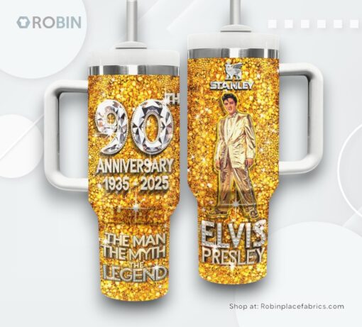 Elvis Presley 90th Anniversary Special Edition Stanley Tumbler Cup