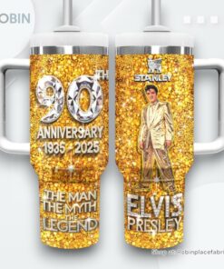 Elvis Presley 90th Anniversary Special Edition Stanley Tumbler Cup
