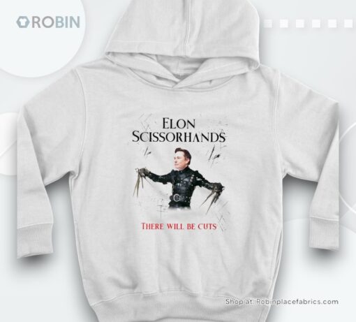 Elon Scissorhands There Will Be Cuts Shirt