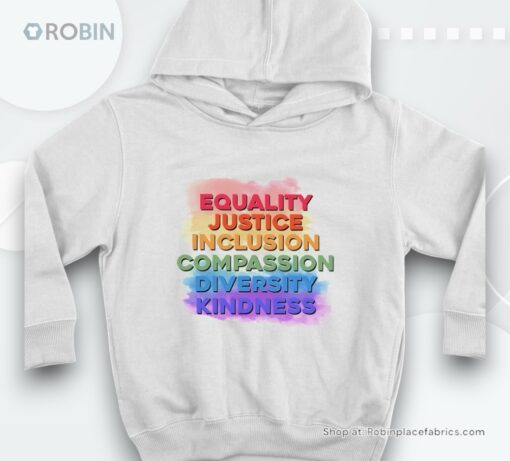 Equality Justice Inclusion Compassion Diversity Kindness Shirt