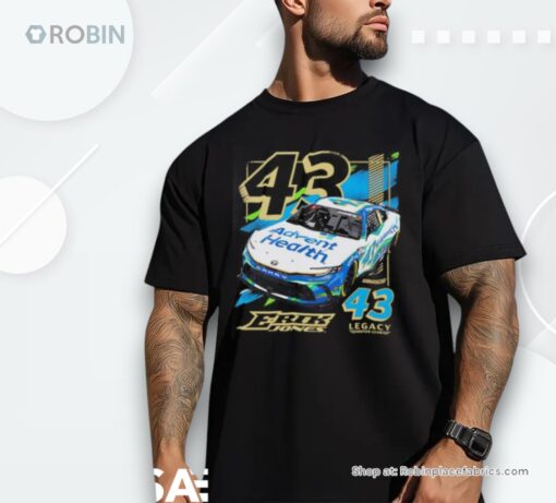 Erik Jones No43 Toyota Camry Xse For Legacy Motor Club Shirt