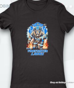 Fire Dept Always Ready Firefighter Lions Shirt