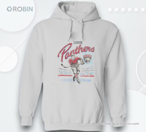 Florida Panthers ’47 Natural Hockey Player Golden Age Scrum Shirt