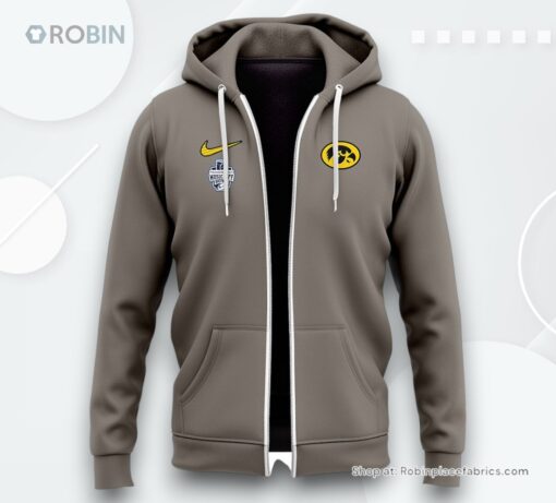 For The Glory Of Iowa Hawkeyes Music City Bowl Zip Hoodie