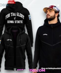 For The Glory Of Iowa State Cyclones Football Zip Hoodie