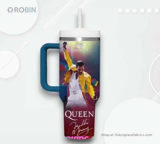 Freddie Mercury Rock On You Stanley Tumbler Cup