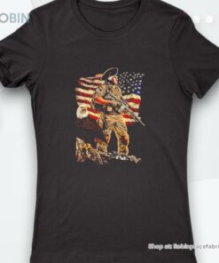 George Washington Presidential Soldiers American Flag Shirt