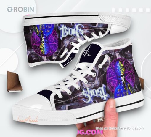 Ghost Rock Band Limited Edition Converse Canvas Shoes