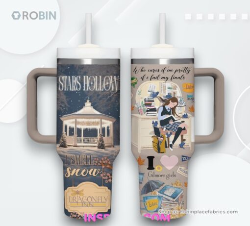 Gilmore Girls Stars Hollow Stanley Tumbler Cup