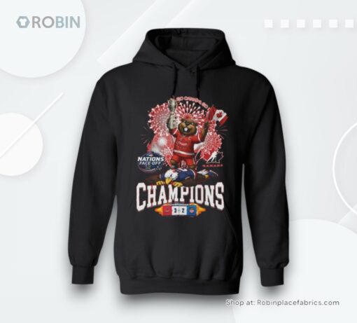 Go Canada Hockey Go 2025 4 Nations Face Off Champions Shirt