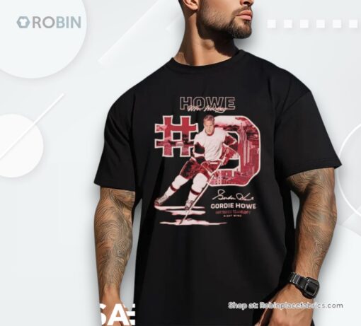 Gordie Howe Mr Hockey Throwback Signature Shirt