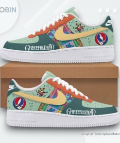 Grateful Dead Psychedelic Limited Edition Nike Air Force 1 Sneaker Grateful Dead Psychedelic Limited Edition Nike Air Force 1 Sneaker