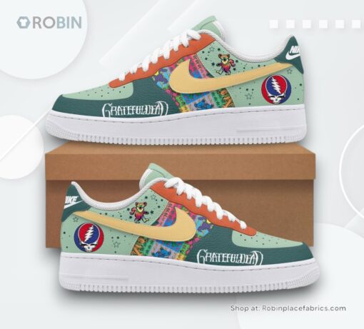 Grateful Dead Psychedelic Limited Edition Nike Air Force 1 Sneaker