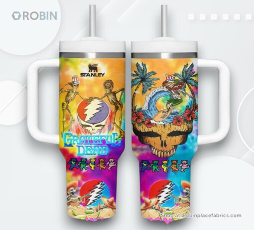Grateful Dead Tropical Paradise Stanley Tumbler Cup