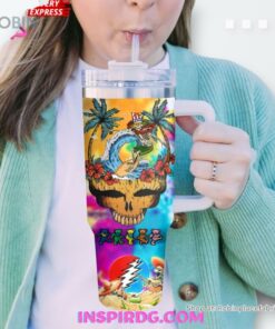 Grateful Dead Tropical Paradise Stanley Tumbler Cup