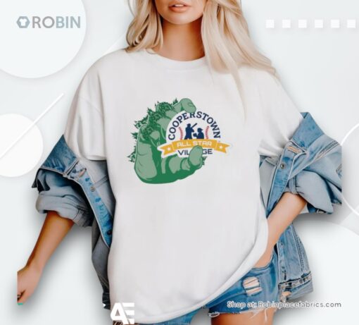 Green Monster Hand Holding 2025 Cooperstown All Star Village Shirt