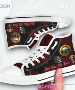 Guns N’ Roses Limited Edition High Top Canvas Shoes Guns N’ Roses Limited Edition High Top Canvas Shoes