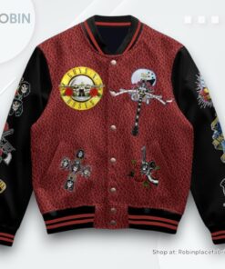 Guns N’ Roses Skull Rock Varsity Jacket Guns N’ Roses Skull Rock Varsity Jacket