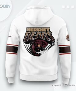 Hershey Bears Throwback Limited Edition White Hoodie